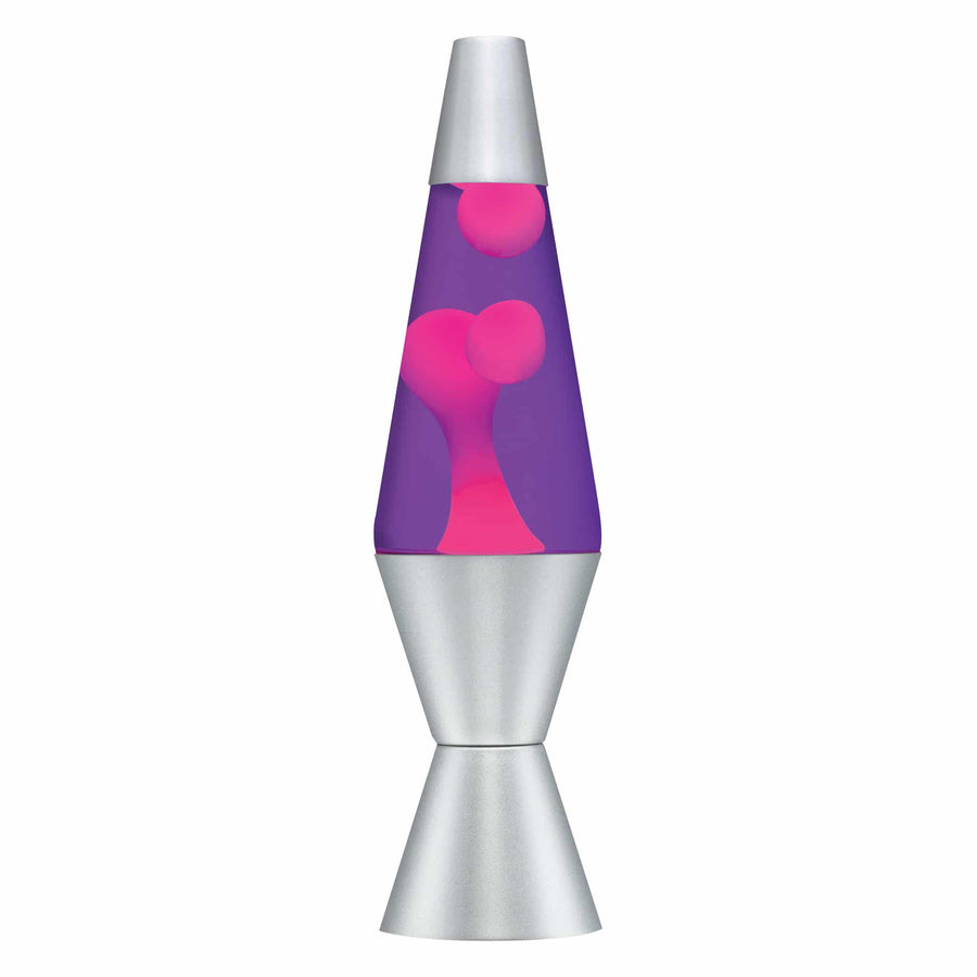 14.5" LAVA LAMP - PINK/PURPLE/SILVER
